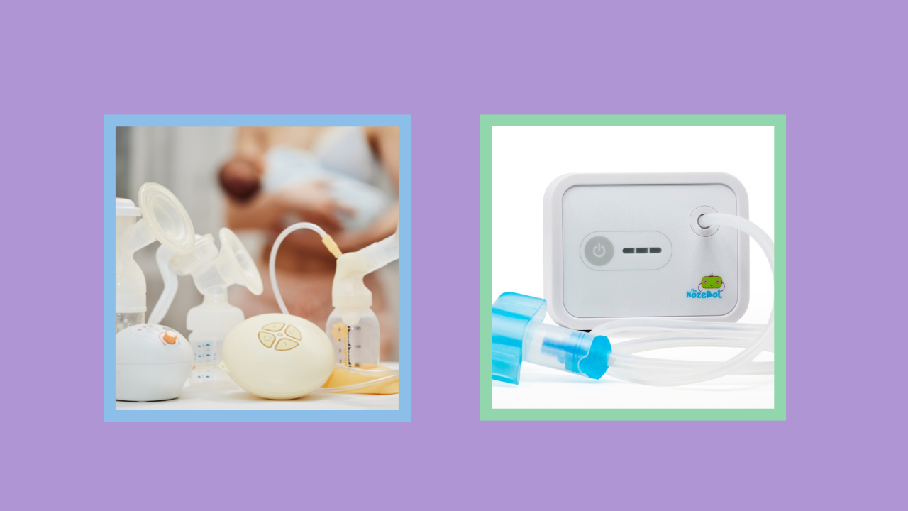Electric Baby Nasal Aspirator, The NozeBot by Dr. Noze Best, Hospital  Grade Suction, Nasal Vacuum