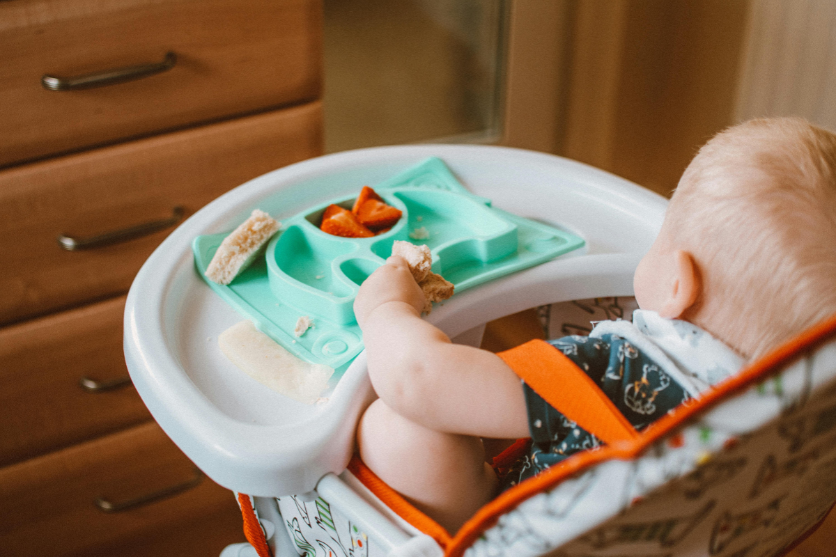 Baby eating