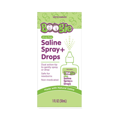 Boogie® Saline Spray + Drops