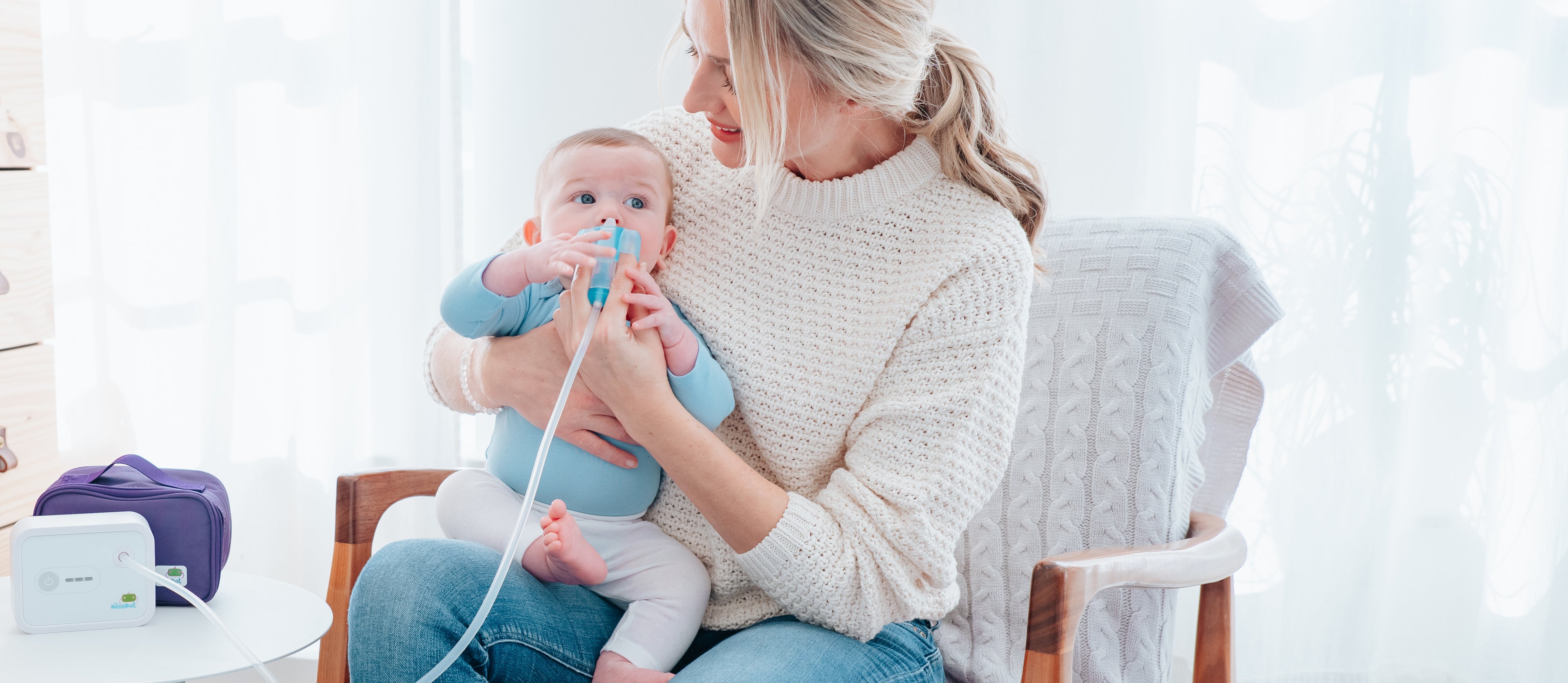 NozeBot Baby Nasal Aspirator  Infant Nasal Suction Device – Dr